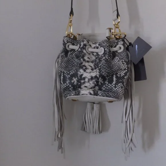 Brian Atwood Apeyton Drawstring Handbag - Picture 6 of 9